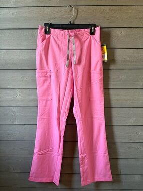 NWT WonderWink Pink Women's Modern Fit Scrub Pants